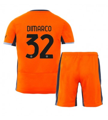 Inter Milan Federico Dimarco #32 Tercera Equipación Niños 2023-24 Manga Corta (+ Pantalones cortos)